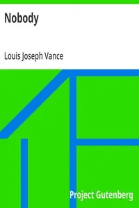 Nobody — Louis Joseph Vance cover