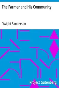 The Farmer and His Community — Dwight Sanderson cover