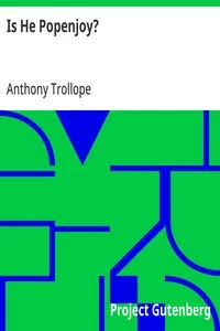 Is He Popenjoy? — Anthony Trollope cover