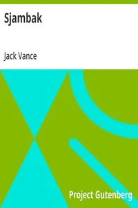 Sjambak — Jack Vance cover