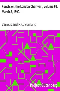 Punch, or, the London Charivari, Volume 98, March 8, 1890. — Various cover