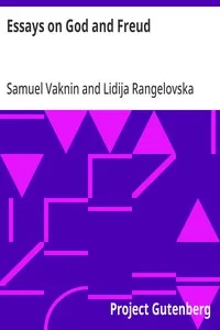 Essays on God and Freud — Samuel Vaknin cover