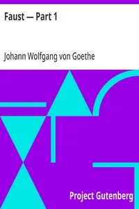 Faust — Part 1 — Johann Wolfgang von Goethe cover