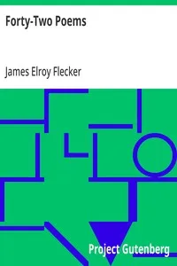 Forty-Two Poems — James Elroy Flecker cover