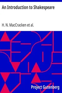 An Introduction to Shakespeare — H. N. (Henry Noble) MacCracken cover