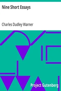 Nine Short Essays — Charles Dudley Warner cover