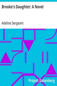 Brooke's Daughter: A Novel — Adeline Sergeant cover
