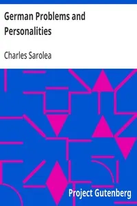 German Problems and Personalities — Charles Sarolea cover