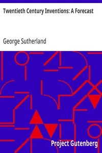 Twentieth Century Inventions: A Forecast cover