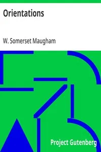 Orientations — W. Somerset (William Somerset) Maugham cover