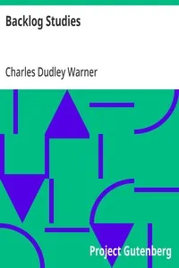 Backlog Studies — Charles Dudley Warner cover