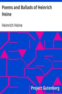 Poems and Ballads of Heinrich Heine — Heinrich Heine cover