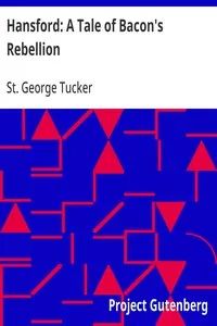 Hansford: A Tale of Bacon's Rebellion — St. George Tucker cover