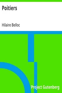 Poitiers — Hilaire Belloc cover