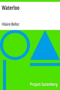 Waterloo — Hilaire Belloc cover