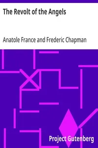 The Revolt of the Angels — Anatole France cover