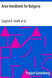 Area Handbook for Bulgaria — Eugene K. Keefe cover