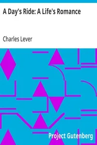 A Day's Ride: A Life's Romance — Charles Lever cover