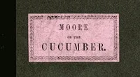 Theory and Practice, Applied to the Cultivation of the Cucumber in the Winter Season: To Which Is Added a Chapter on Melons — Thomas Moore cover