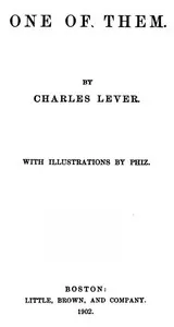One Of Them — Charles Lever cover