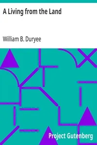 A Living from the Land — William B. (William Budington) Duryee cover