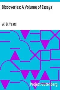 Discoveries: A Volume of Essays — W. B. (William Butler) Yeats cover
