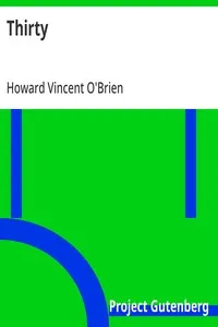 Thirty — Howard Vincent O'Brien cover