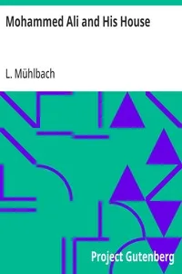 Mohammed Ali and His House — L. (Luise) Mühlbach cover