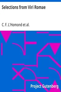 Selections from Viri Romae — C. F. L'Homond cover