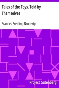Tales of the Toys, Told by Themselves — Frances Freeling Broderip cover