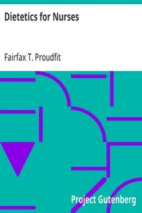 Dietetics for Nurses — Fairfax T. (Fairfax Throckmorton) Proudfit cover