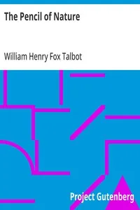 The Pencil of Nature — William Henry Fox Talbot cover