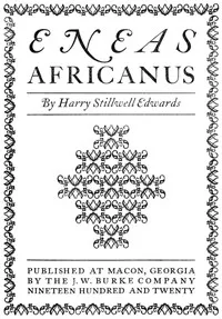 Eneas Africanus — Harry Stillwell Edwards cover