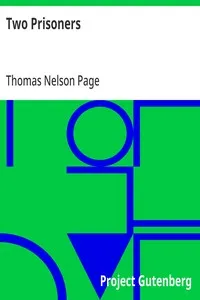 Two Prisoners — Thomas Nelson Page cover