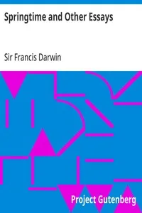 Springtime and Other Essays — Francis, Sir Darwin cover