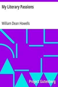 My Literary Passions — William Dean Howells cover