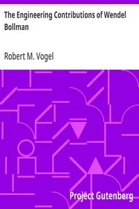 The Engineering Contributions of Wendel Bollman — Robert M. Vogel cover