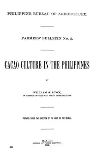 Cacao Culture in the Philippines — William Scrugham Lyon cover