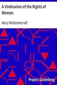 A Vindication of the Rights of Woman: With Strictures on Political and Moral Subjects — Mary Wollstonecraft cover