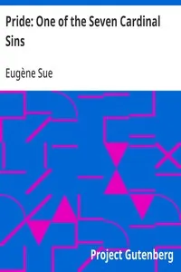 Pride: One of the Seven Cardinal Sins — Eugène Sue cover