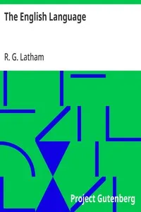 The English Language — R. G. (Robert Gordon) Latham cover