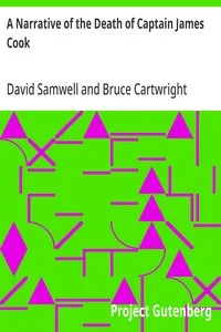 A Narrative of the Death of Captain James Cook — David Samwell cover