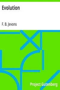 Evolution — F. B. (Frank Byron) Jevons cover