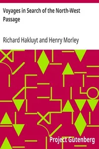 Voyages in Search of the North-West Passage — Richard Hakluyt cover