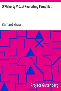 O'Flaherty V.C.: A Recruiting Pamphlet — Bernard Shaw cover