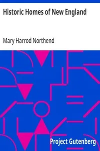 Historic Homes of New England — Mary Harrod Northend cover