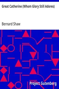Great Catherine (Whom Glory Still Adores) — Bernard Shaw cover