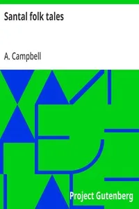 Santal folk tales — A. (Andrew) Campbell cover