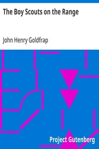 The Boy Scouts on the Range — John Henry Goldfrap cover