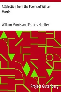 A Selection from the Poems of William Morris — William Morris cover